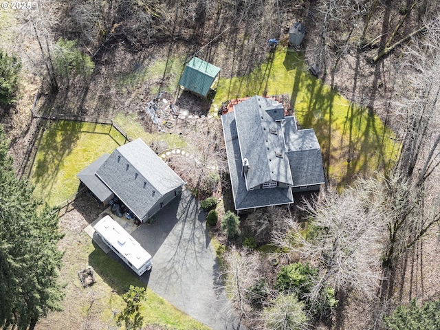 11215 NE 359th St, La Center, WA 98629 - aerial view of property and surrounding area