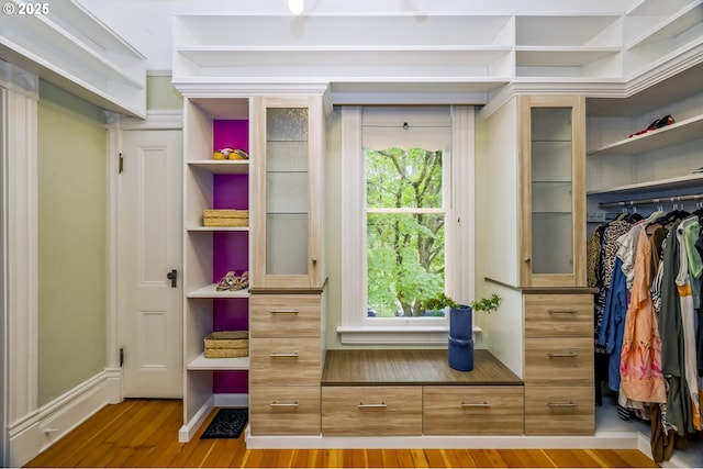 2147 NE 14th Ave, Portland, OR 97212 - spacious closet with wood finished floors