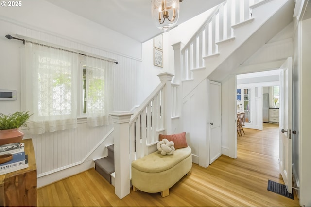 2147 NE 14th Ave, Portland, OR 97212 - stairs with wood finished floors