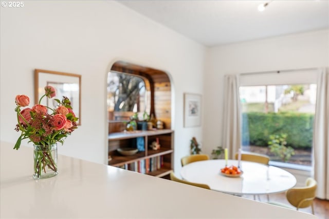 view of dining room