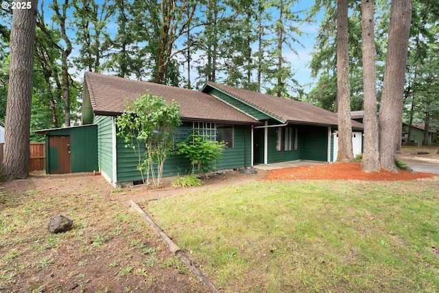 25191 Berry Ln, Veneta, OR 97487 - view of front of house featuring a shingled roof