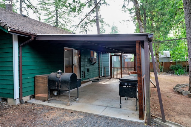 25191 Berry Ln, Veneta, OR 97487 - view of patio with heating fuel and an attached carport
