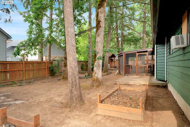 25191 Berry Ln, Veneta, OR 97487 - fenced backyard featuring a vegetable garden