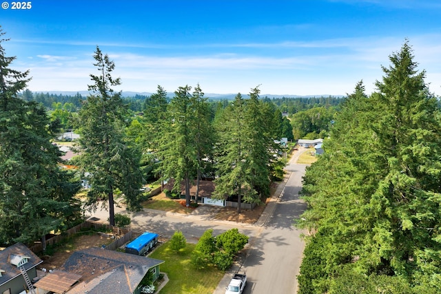 25191 Berry Ln, Veneta, OR 97487 - drone / aerial view of a heavily wooded area