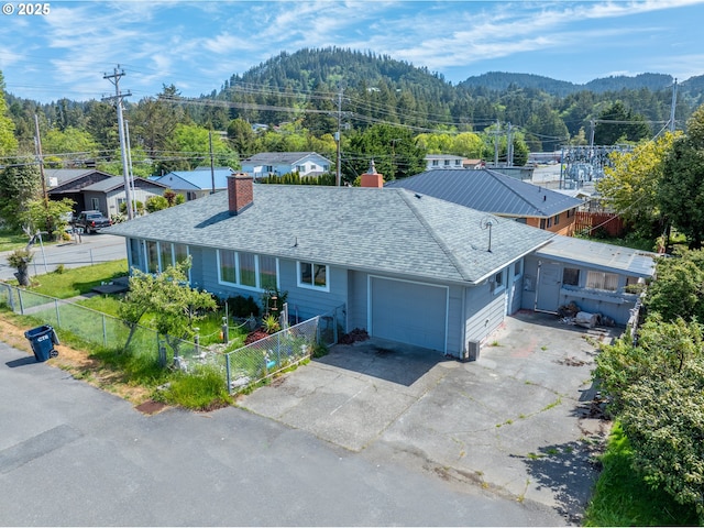 29545 Bailor St, Gold Beach, OR 97444 - aerial view of property and surrounding area with a heavily wooded area