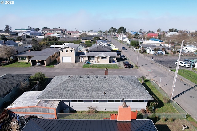 drone / aerial view featuring a residential view