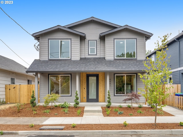 view of front of house with a porch