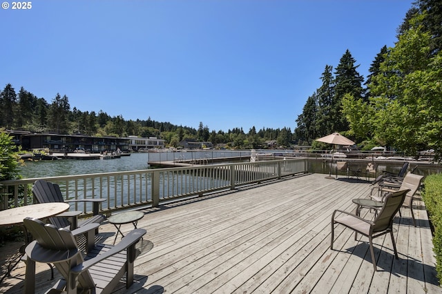 420 S State St, Lake Oswego, OR 97034 - deck with a water view