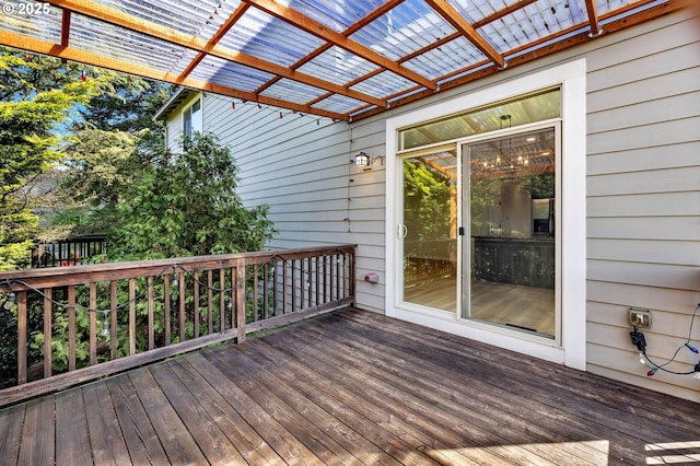 3707 NE Minnehaha St, Vancouver, WA 98661 - wooden deck featuring a pergola