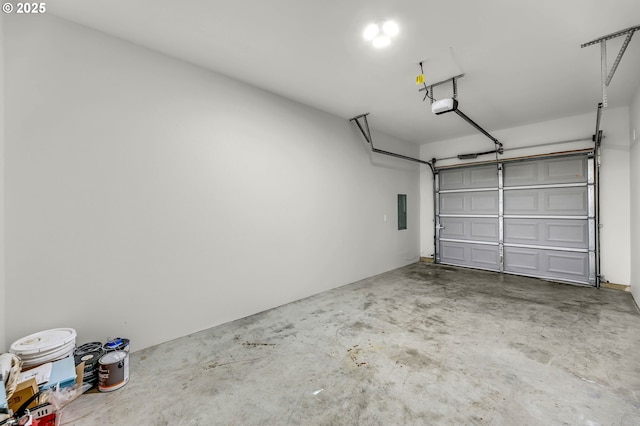 3707 NE Minnehaha St, Vancouver, WA 98661 - garage with electric panel and a garage door opener