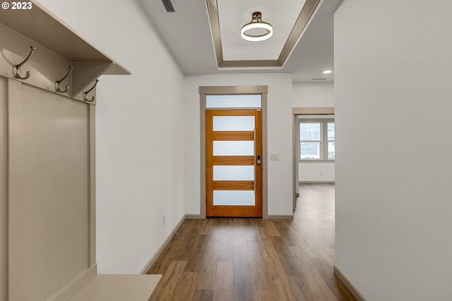 interior space featuring light hardwood / wood-style flooring