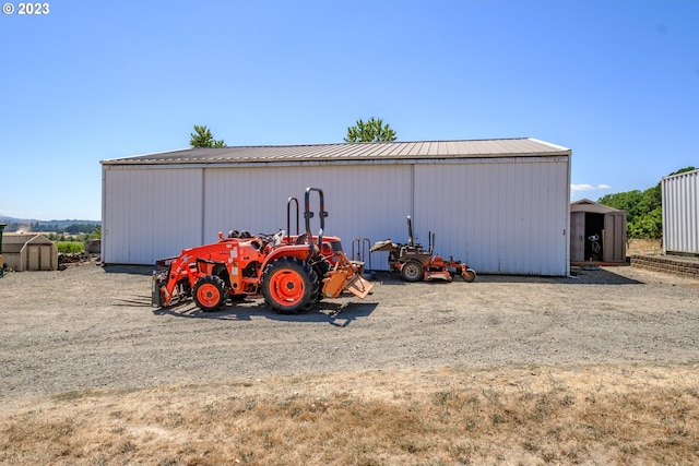 view of shed / structure