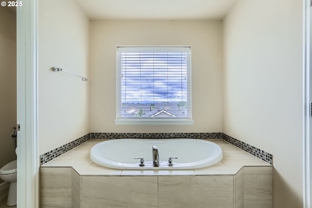 7359 NW 168th Ave, Portland, OR 97229 - bathroom featuring toilet and a garden tub
