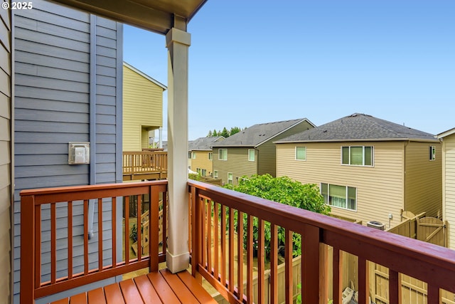 7359 NW 168th Ave, Portland, OR 97229 - wooden terrace with a residential view
