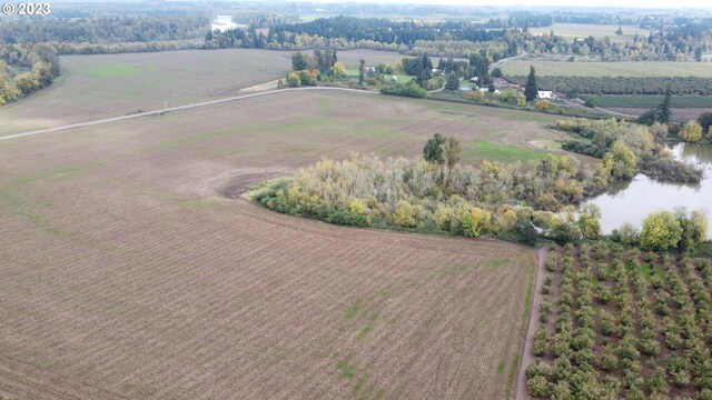 bird's eye view featuring a rural view