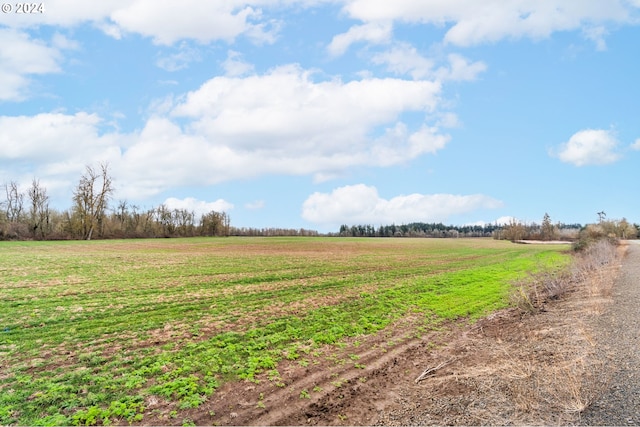 exterior space featuring a rural view