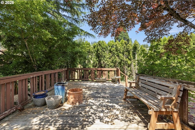11185 SE Saint Lucy Ln, Happy Valley, OR 97086 - view of wooden terrace