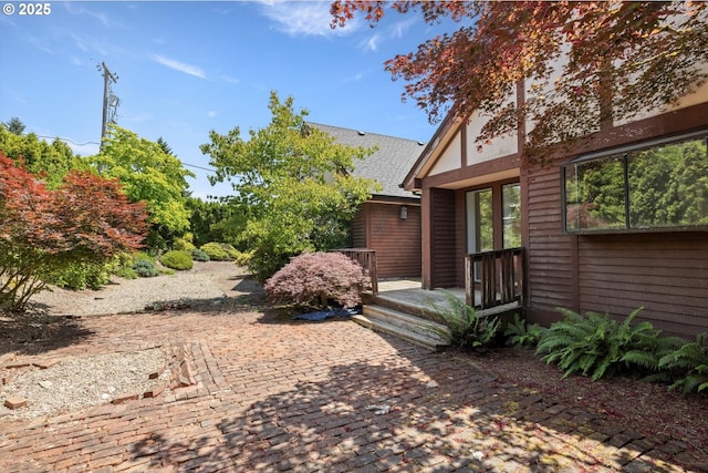 11185 SE Saint Lucy Ln, Happy Valley, OR 97086 - view of yard with a deck and a patio area