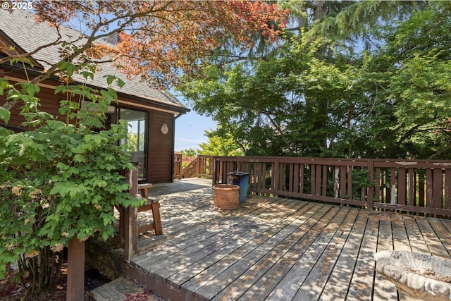 11185 SE Saint Lucy Ln, Happy Valley, OR 97086 - view of wooden terrace