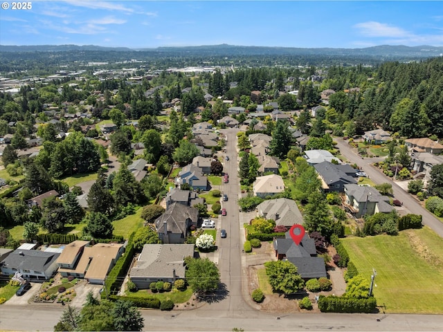 11185 SE Saint Lucy Ln, Happy Valley, OR 97086 - aerial perspective of suburban area with a mountainous background