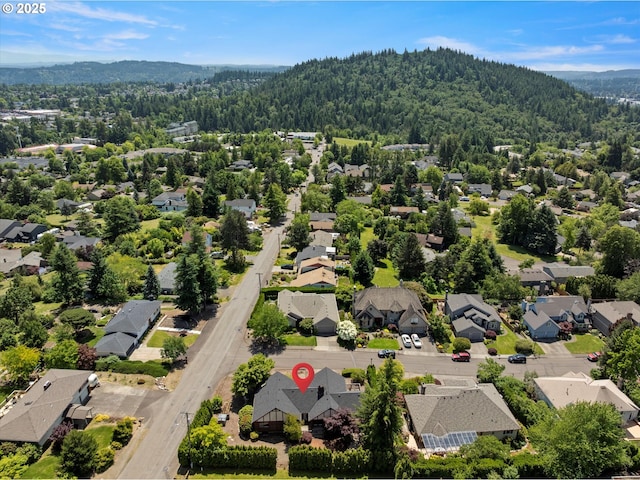11185 SE Saint Lucy Ln, Happy Valley, OR 97086 - aerial view of residential area with a mountainous background