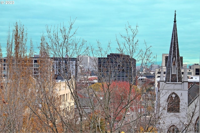 view of property's view of city