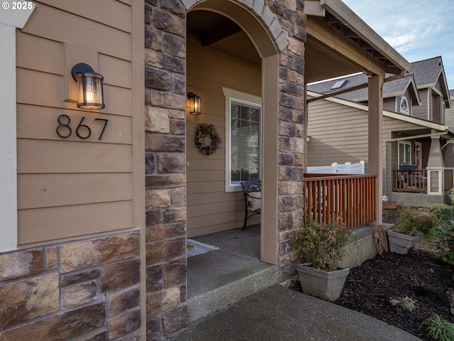 view of entrance to property