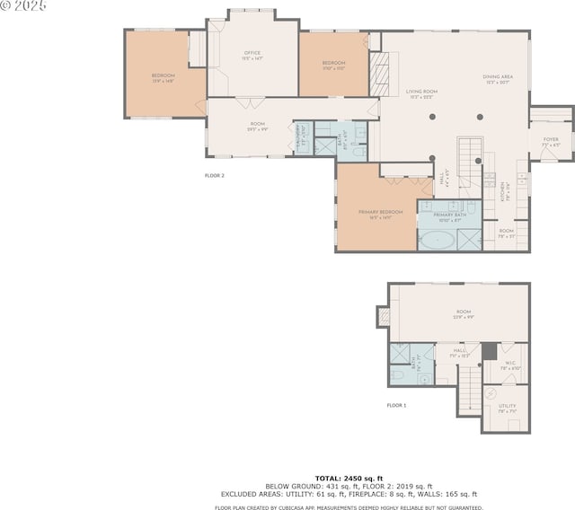 25901 E Highview Dr, Welches, OR 97067 - view of floor plan / room layout