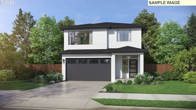 17610 NW 7th Ave, Ridgefield, WA 98642 - modern home with a front lawn and a garage