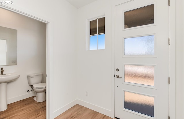 27298 SW Marigold Ter, Wilsonville, OR 97070 - interior space with sink and light wood-type flooring