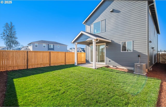 27298 SW Marigold Ter, Wilsonville, OR 97070 - back of property featuring central AC unit and a lawn