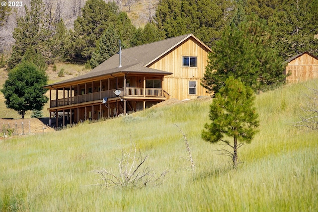 view of rear view of house