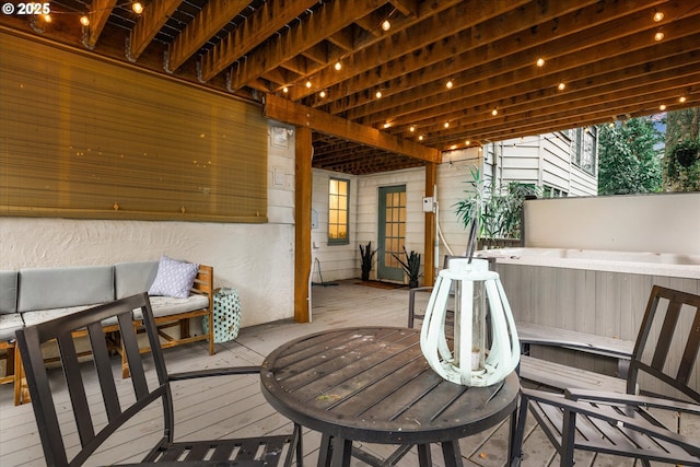 3045 SW Gaston Ave, Portland, OR 97239 - deck with outdoor lounge area