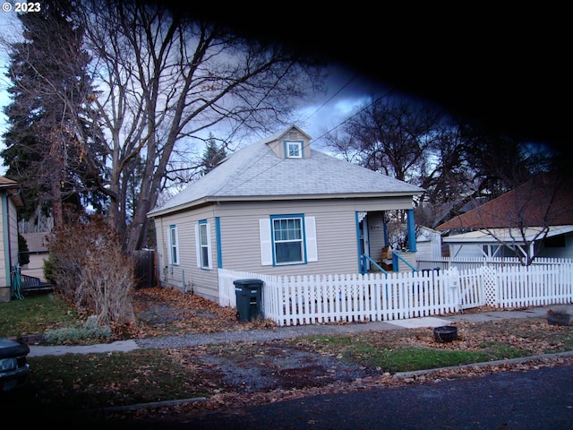 view of bungalow-style house