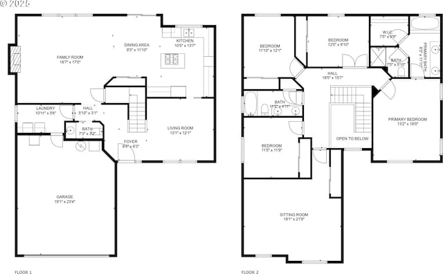 16713 NW Countryridge Dr, Portland, OR 97229 - view of room layout