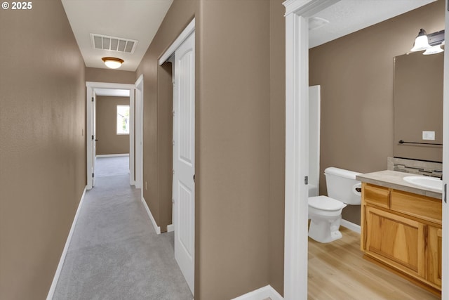 2622 Princeton Pl, Forest Grove, OR 97116 - corridor with baseboards and a sink