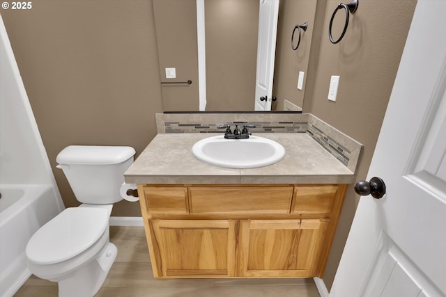 2622 Princeton Pl, Forest Grove, OR 97116 - full bathroom with toilet, vanity, and baseboards
