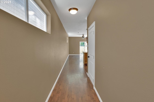 2622 Princeton Pl, Forest Grove, OR 97116 - hall featuring baseboards and dark wood-style flooring