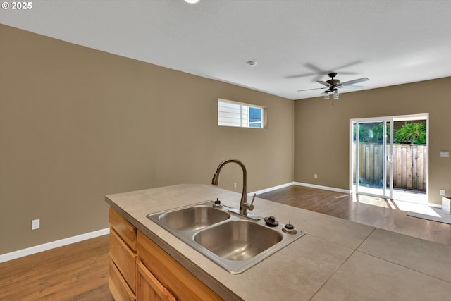 2622 Princeton Pl, Forest Grove, OR 97116 - kitchen featuring a sink, healthy amount of natural light, and wood finished floors