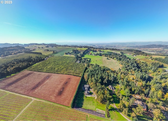 22000 SE Upper Matthews Creek Ln, Amity, OR 97101 - drone / aerial view featuring a rural view