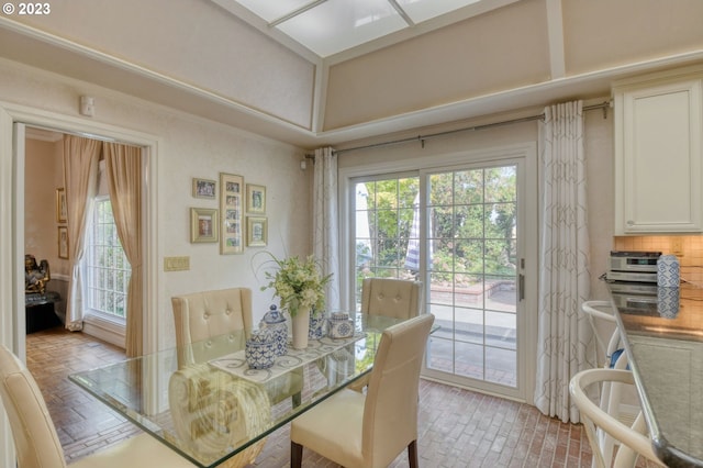 view of dining area