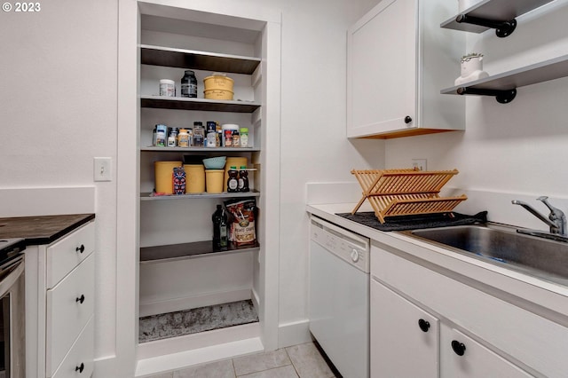 interior space featuring sink