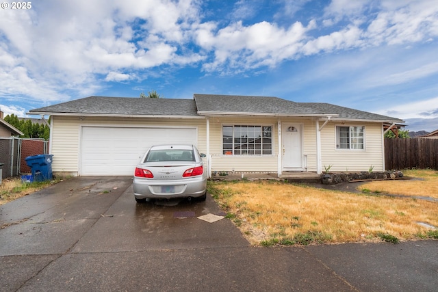 5360 B St, Springfield, OR 97478 - ranch-style home featuring concrete driveway and a garage
