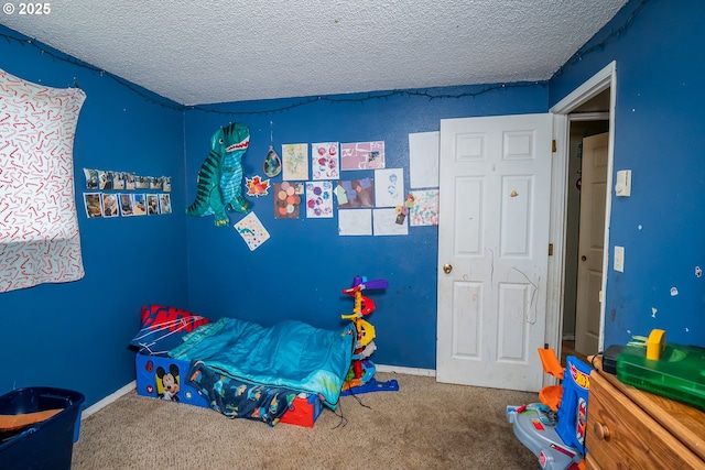 5360 B St, Springfield, OR 97478 - carpeted bedroom featuring a textured ceiling