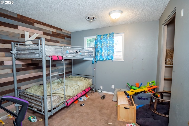 5360 B St, Springfield, OR 97478 - bedroom with a textured ceiling and carpet floors