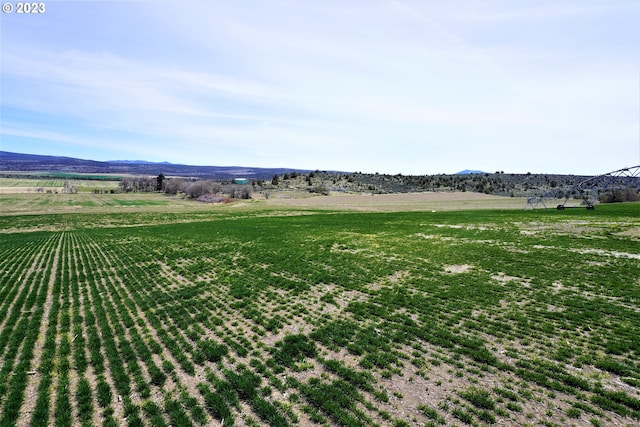 exterior space with a rural view