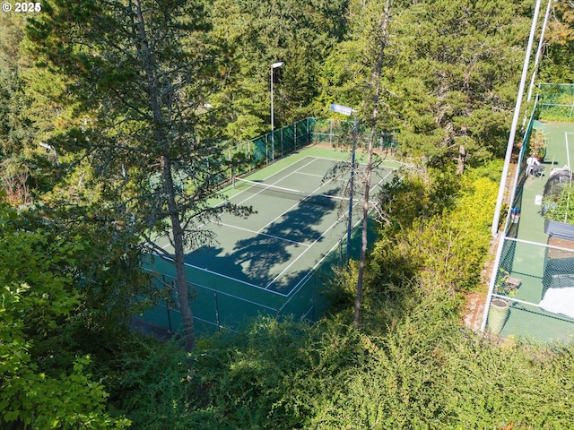 7730 SW Barnes Rd Unit B, Portland, OR 97225 - view of tennis court with fence