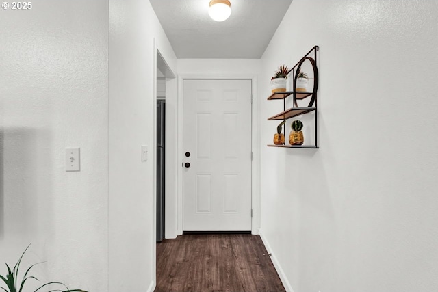 1361 City View St, Eugene, OR 97402 - corridor with dark wood-style floors and baseboards
