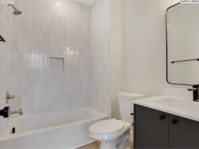 2321 N Lombard St Unit 5, Portland, OR 97217 - full bath with vanity and shower / bath combination