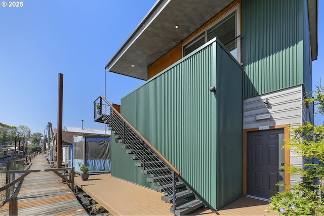 2901 NE Marine Dr Unit C-23, Portland, OR 97211 - view of property exterior featuring stairway